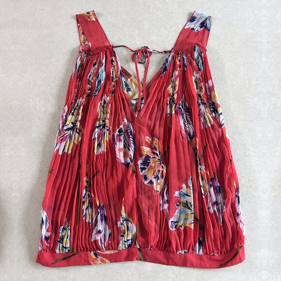 Free People Pleated Hibiscus Top ASO Alex Russo - Picture 4 of 8